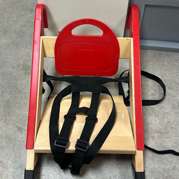 Stokke handysitt discontinued booster seat high chair wooden - Picture 1 of 6